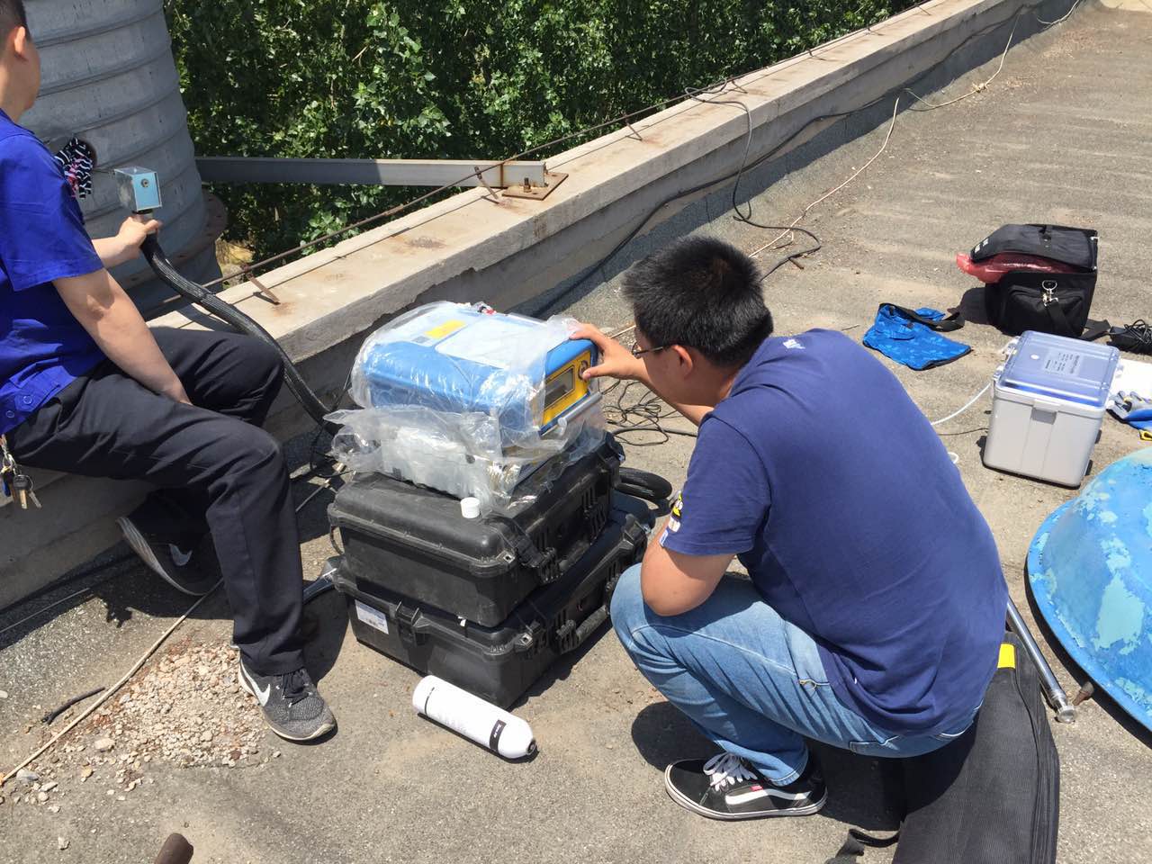 便攜式甲烷、非甲烷和總烴檢測儀山東地方標準測試